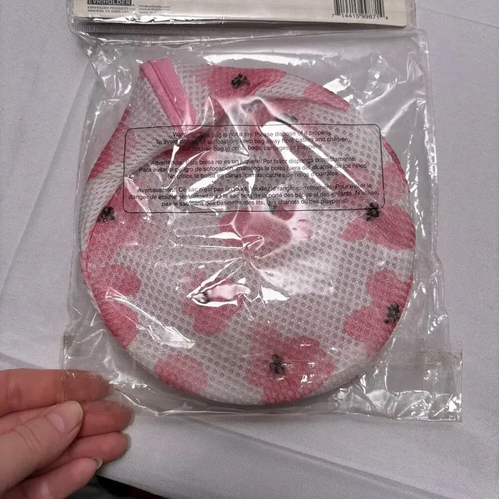 Delicate Bra Wash Bag - Pink Floral